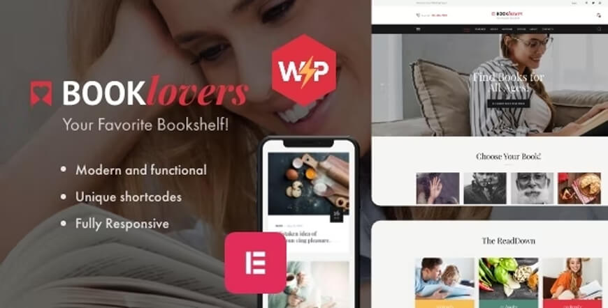 Booklovers - kitap yayıncısı WordPress teması