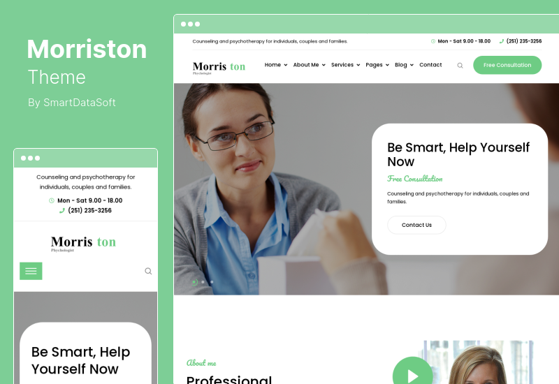 Morriston Teması - Psikolog ve Danışmanlık WordPress Teması