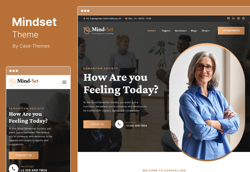 Mindset Theme - Psikoloji ve Danışmanlık wordPress Theme