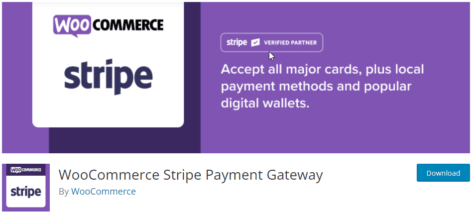 Test modu için WooCommerce Stripe eklentisi