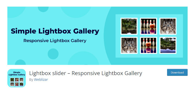 Lightbox slider