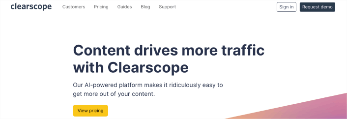 أدوات تحسين محتوى Clearscope