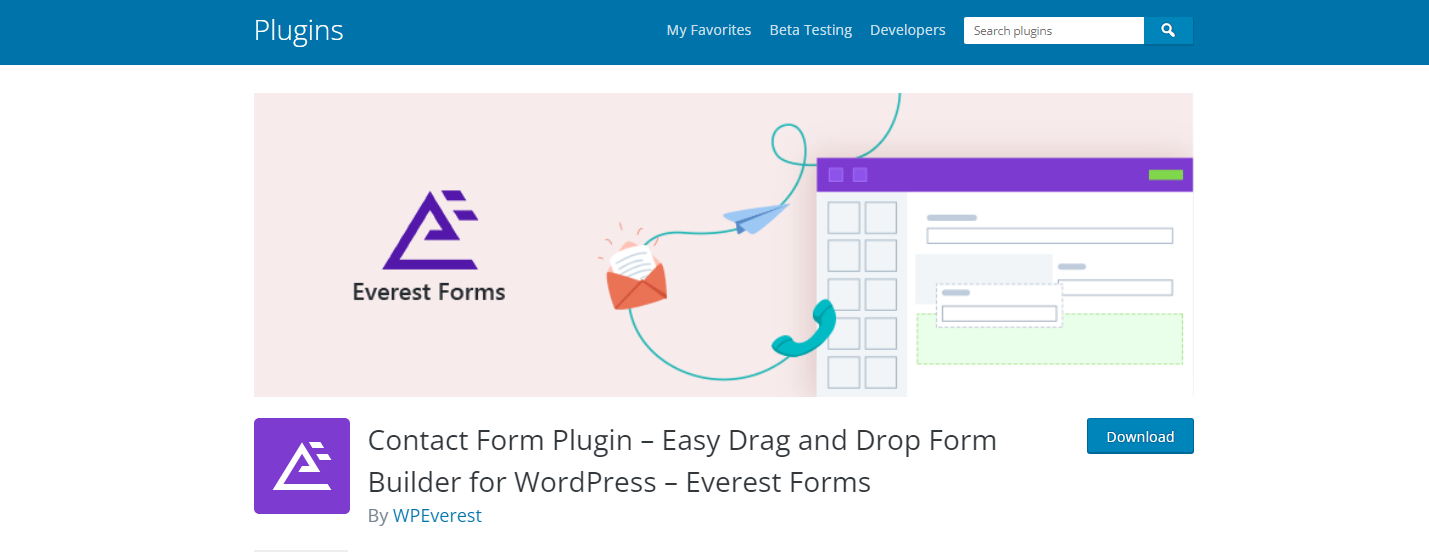 Everest Forms - WordPress Form Oluşturucu Eklentileri