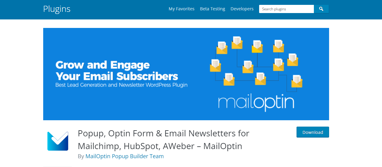 MailOptin - plugins pop-up do WordPress