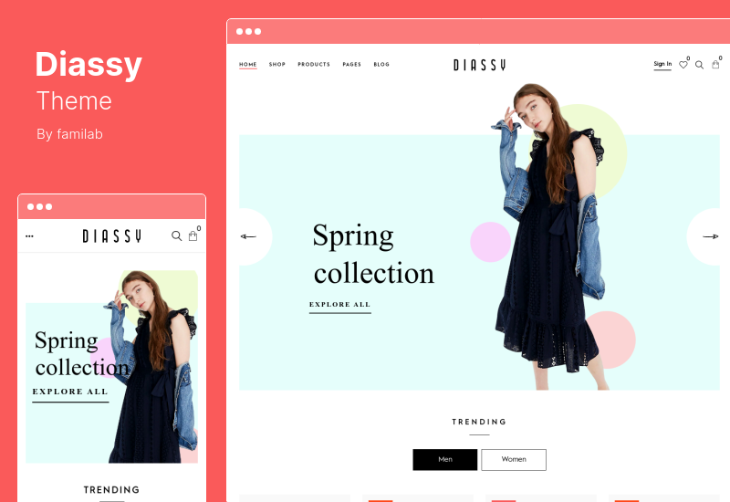 Diassy Teması - Moda WooCommerce Teması