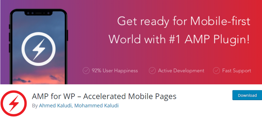 AMP للمكون الإضافي WP