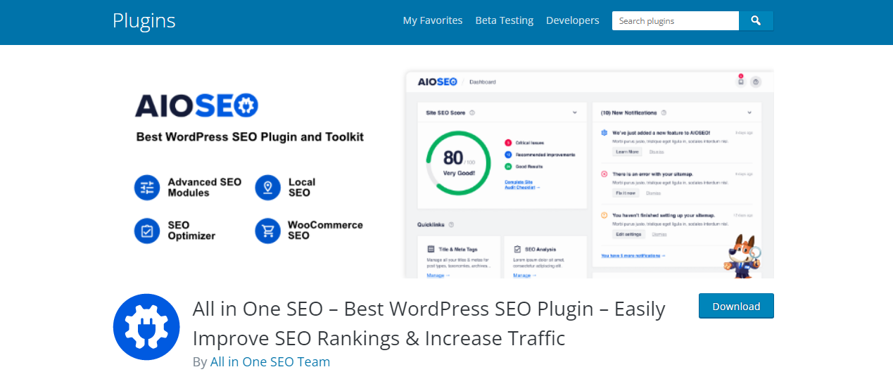 Hepsi bir arada SEO - WordPress SEO eklentileri