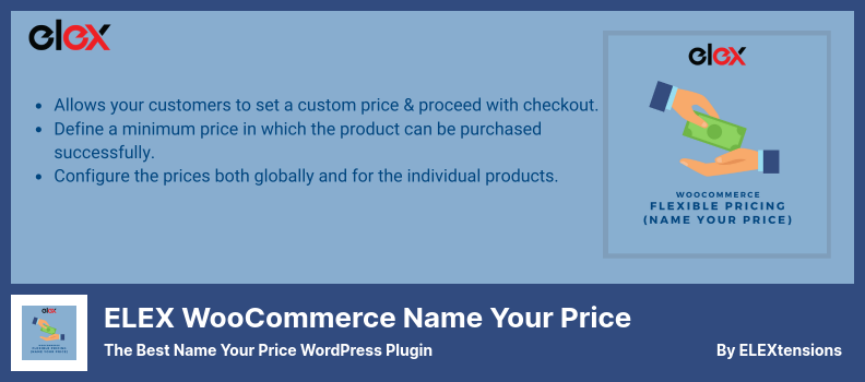 ELEX WooCommerce 이름 귀하의 가격 플러그인 - 최고의 이름 귀하의 가격 WordPress 플러그인