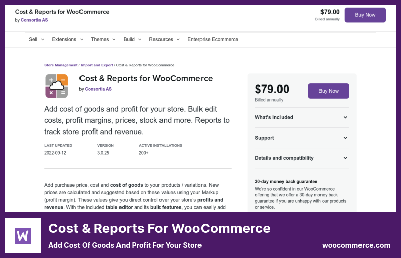 WooCommerce 插件的成本和報告 - 為您的商店添加商品成本和利潤