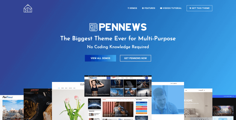 pennews 잡지 테마