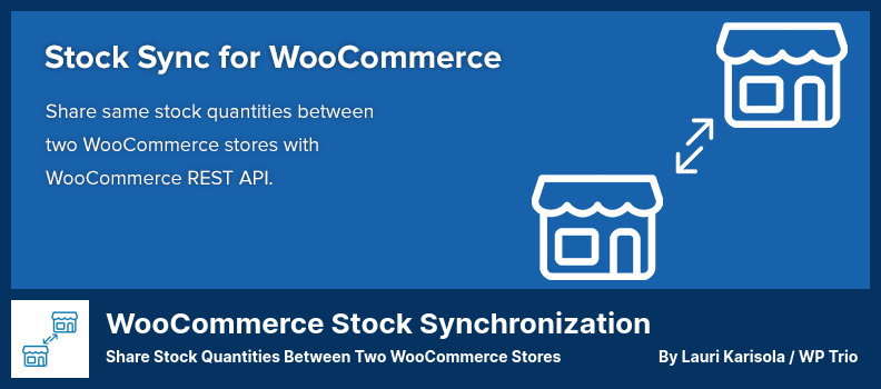 WooCommerce 플러그인을 위한 주식 동기화 - 두 WooCommerce 상점 간에 재고 수량 공유