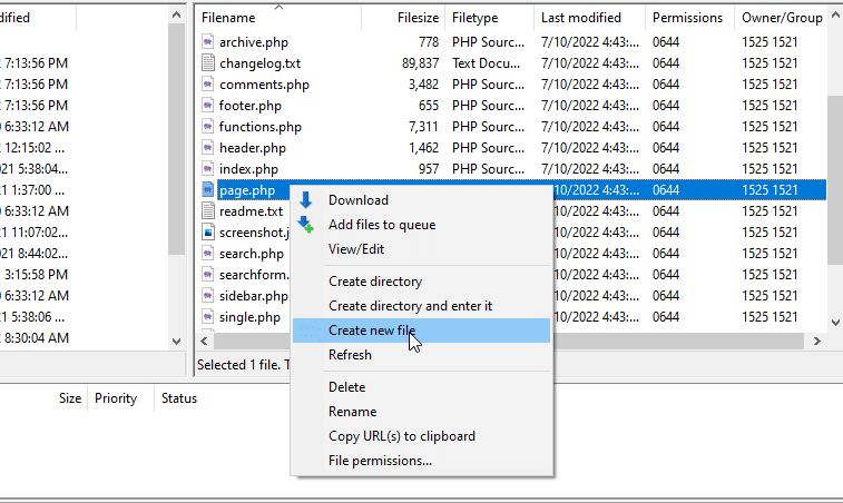 검색 결과 페이지 vi ftp 만들기