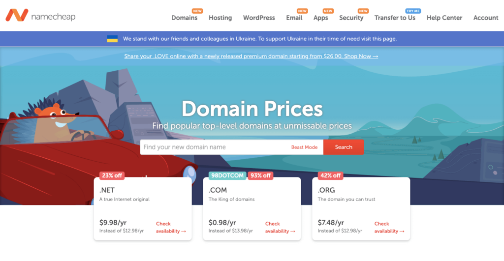 namecheap domain 1