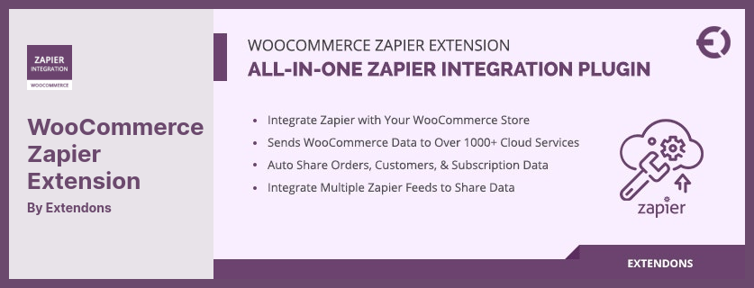 WooCommerce Zapier 扩展插件 - 一个多合一的 Zapier 集成插件