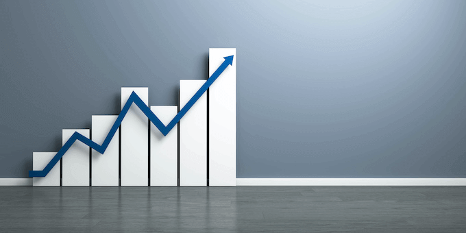 Bloglama eğilimlerini ve blog istatistiklerini gösteren bir grafik