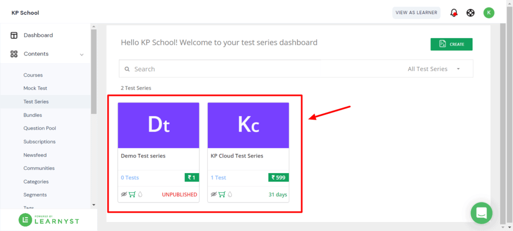 Learnyst 테스트 시리즈