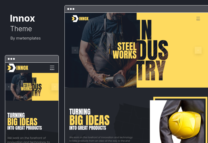 Innox Theme — промышленная тема WordPress