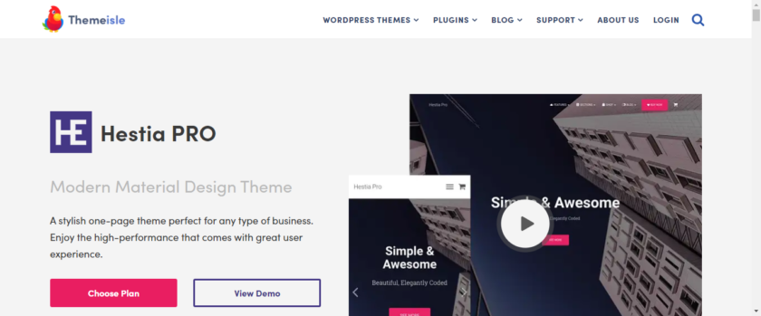 tema wordpress multiguna hestia