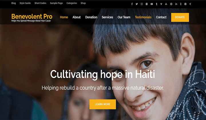 WordPress Themes for Charity and NGO