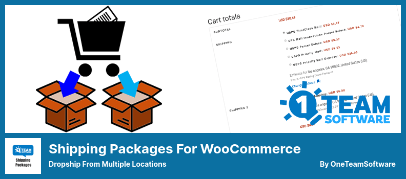 WooCommerce 플러그인용 배송 패키지 - 여러 위치에서 배송