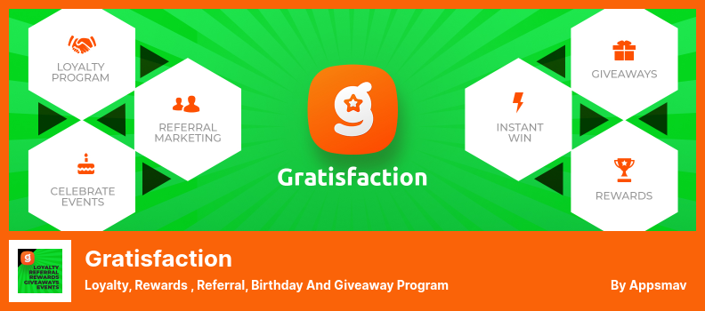 البرنامج الإضافي Gratisfaction - برنامج الولاء والمكافآت والإحالة وعيد الميلاد والهدايا