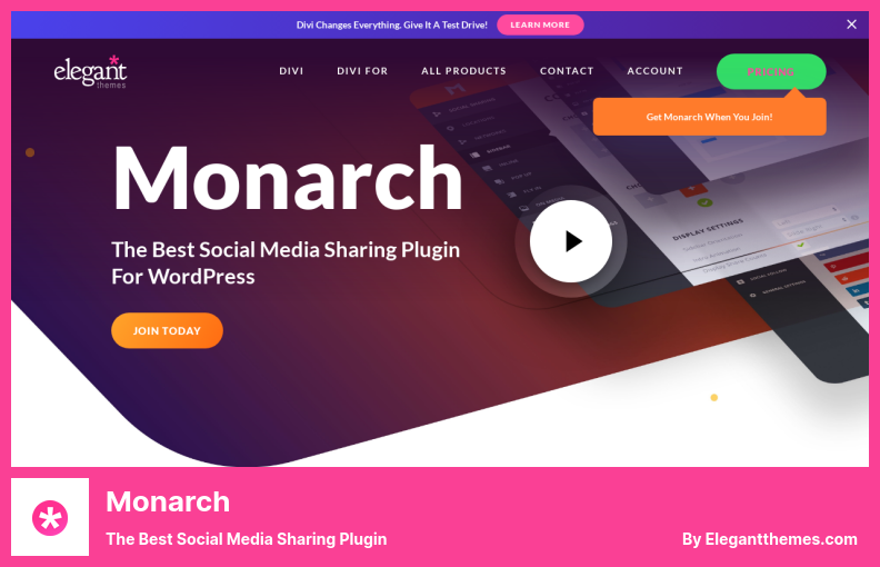 Monarch Plugin - 最好的社交媒体分享插件