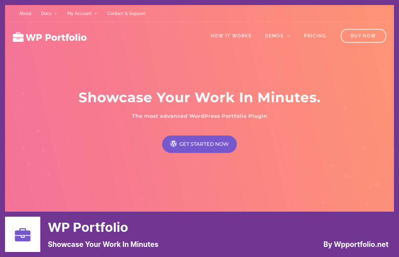 WP Portfolio Plugin - Apresente seu trabalho em minutos