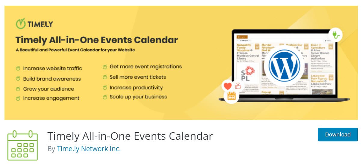 puntuale tutto in un calendario di eventi