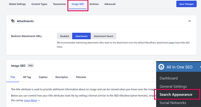 Image SEO in All in One SEO