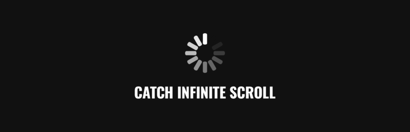 無限スクロールをキャッチ