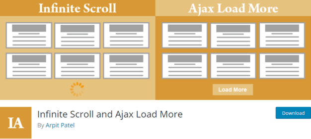 無限滾動和 Ajax 加載更多橫幅