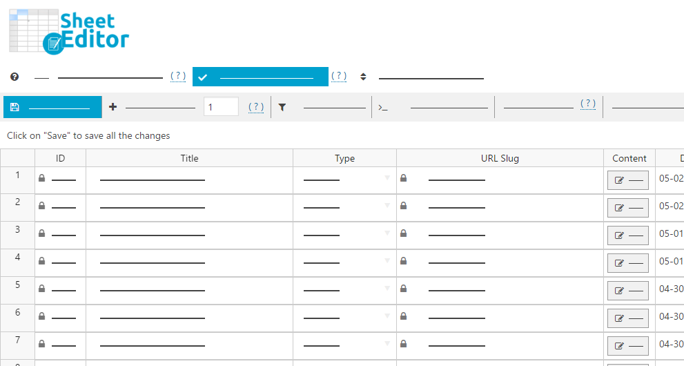 ppwp-wp-sheet-editor-feuille de calcul