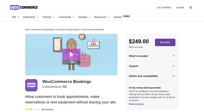 rendez-vous woocommerce