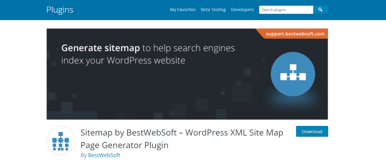 BestWebSoft Site Haritası - WordPress için site haritası eklentileri