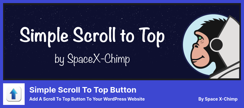 Einfaches Scroll-to-Top-Button-Plugin – Fügen Sie Ihrer WordPress-Website einen Scroll-to-Top-Button hinzu