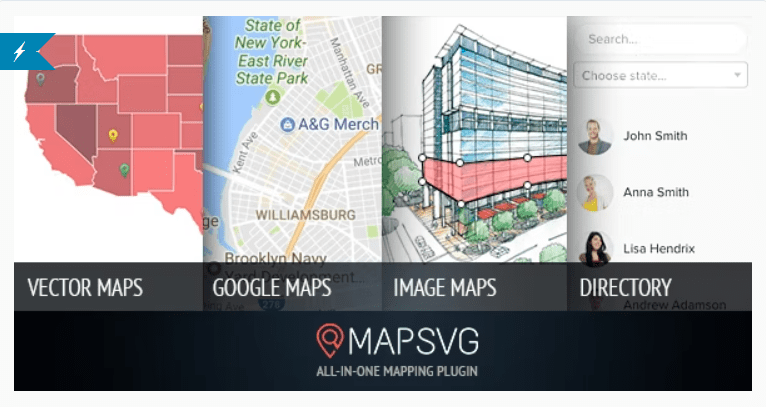 WordPress için MapSVG eklentisi