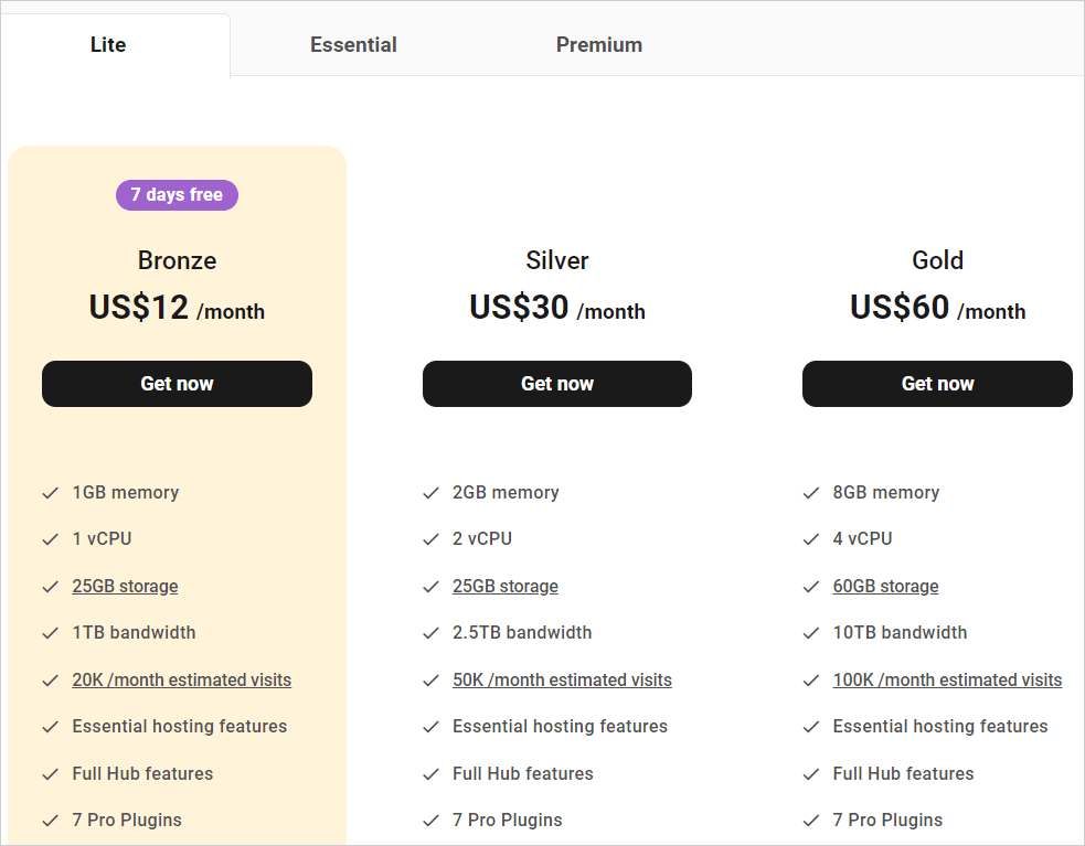 Hosting WPMU DEV - plany Lite