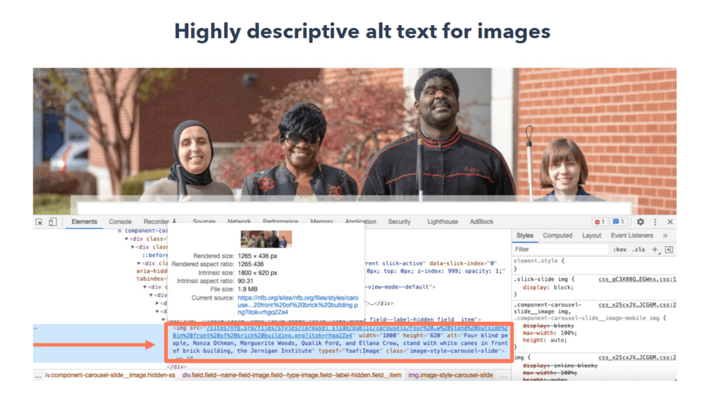 imagini cu text alternativ descriptive