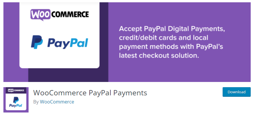 Complemento de pagos de WooCommerce PayPal