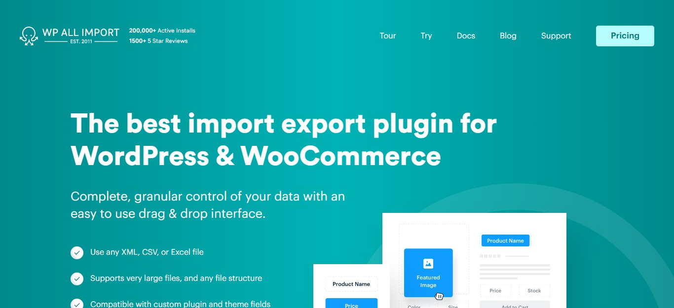 WP All Import plugin