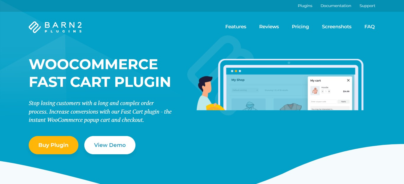 ปลั๊กอิน WooCommerce Fast Cart