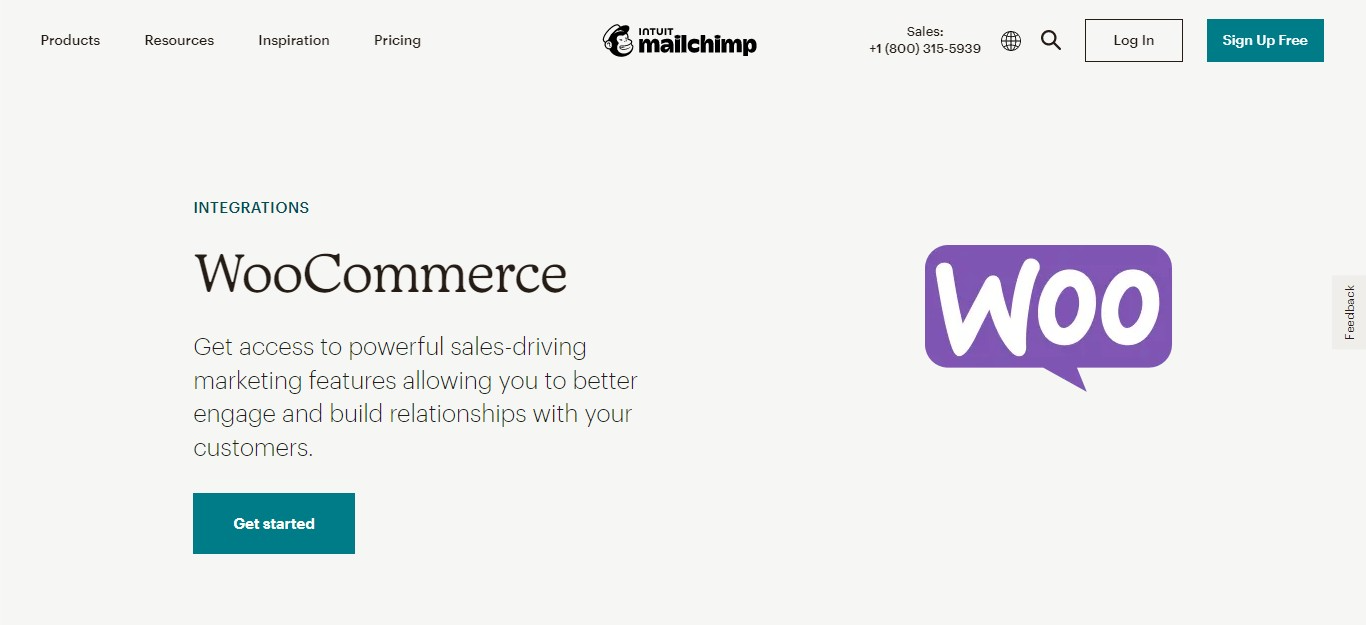 WooCommerce eklentisi için Mailchimp