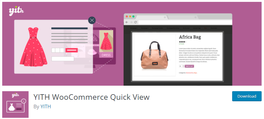 Plug-in YITH WooCommerce Quick View