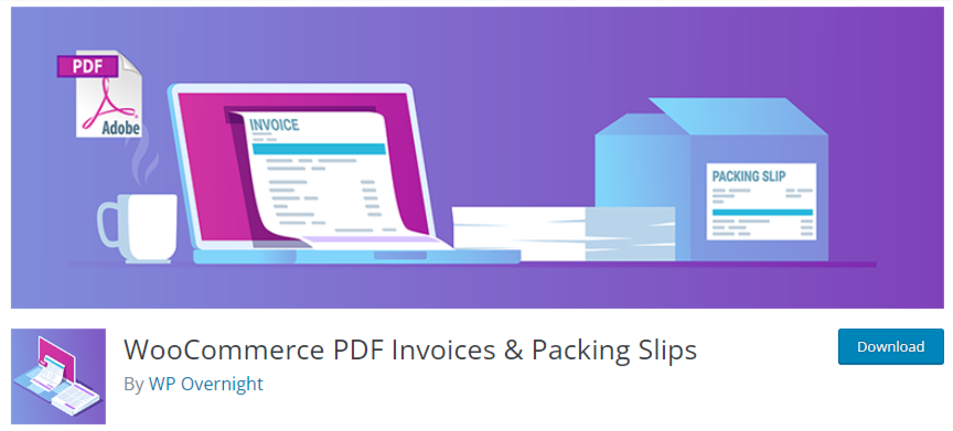 WooCommerce PDF 發票和裝箱單插件