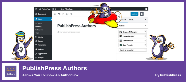 ปลั๊กอิน PublishPress Authors - ให้คุณแสดงกล่องผู้แต่ง