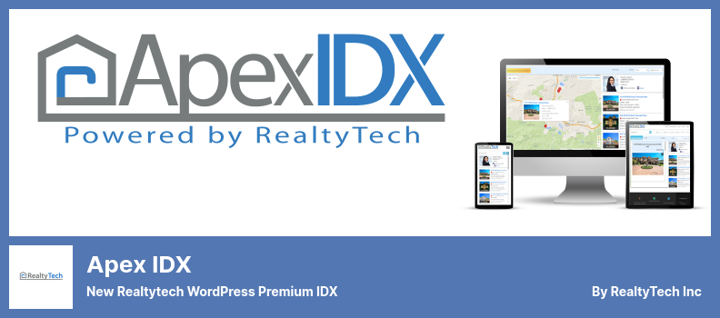 Apex IDX プラグイン - 新しい Realtytech WordPress プレミアム IDX