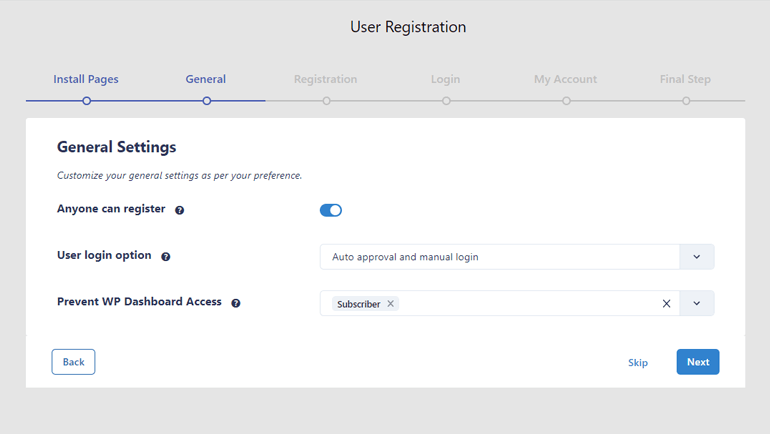 Chiunque può registrarsi