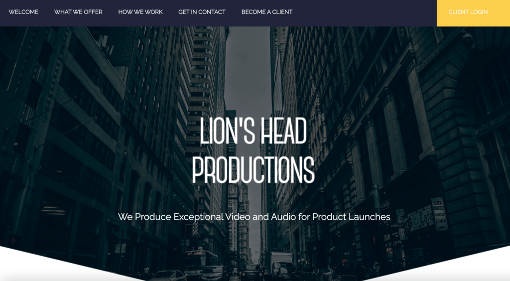 Lion's Head web sitesi.