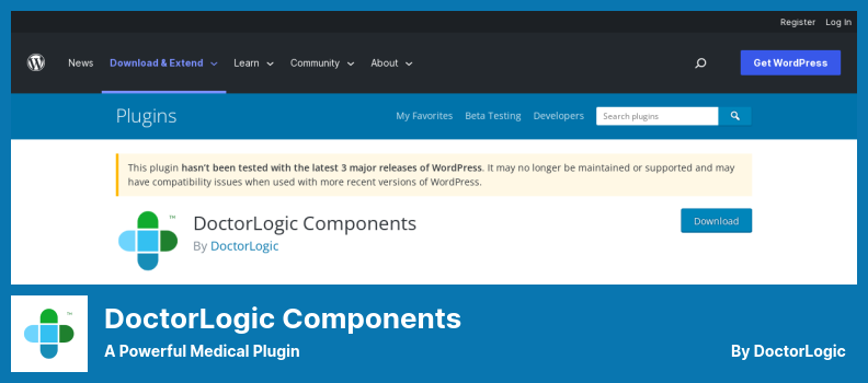 Plugin de componentes DoctorLogic - um poderoso plug-in médico