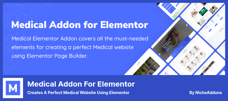 Medical Addon für Elementor Plugin - Erstellt eine perfekte medizinische Website mit Elementor